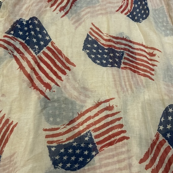 American flag inifinty scarf - Picture 3 of 4